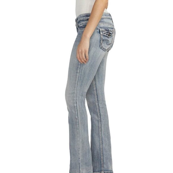Silver Jeans - Suki Mid Rise Slim Bootcut Jeans - Picture 5 of 9
